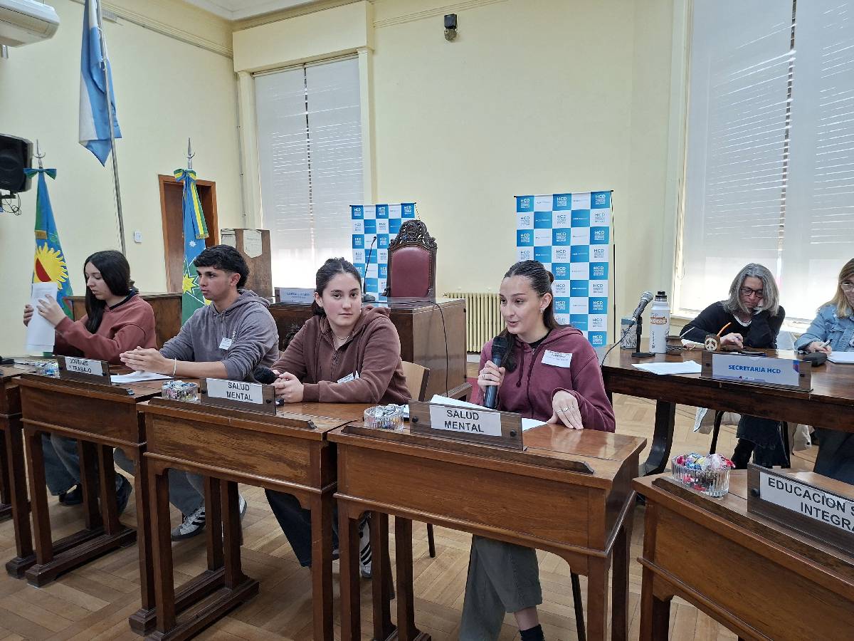 Se realizó la etapa distrital del Parlamento Juvenil Bonaerense